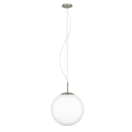 Eglo 63269 - Pendul pe cablu PIEDALE, 1xE27/60W/230V, Ø 35 cm, crom mat