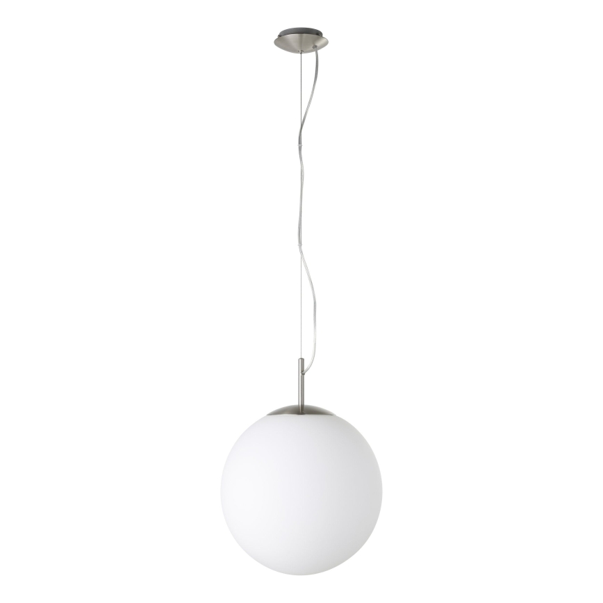 Eglo 63269 - Pendul pe cablu PIEDALE, 1xE27/60W/230V, Ø 35 cm, crom mat