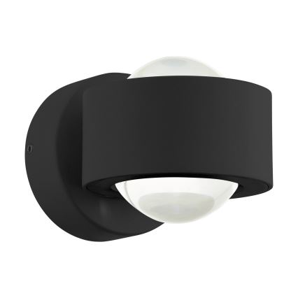 Eglo 64496 - Aplică LED de perete ONO PRO, 2xLED/2,5W/230V, antracit