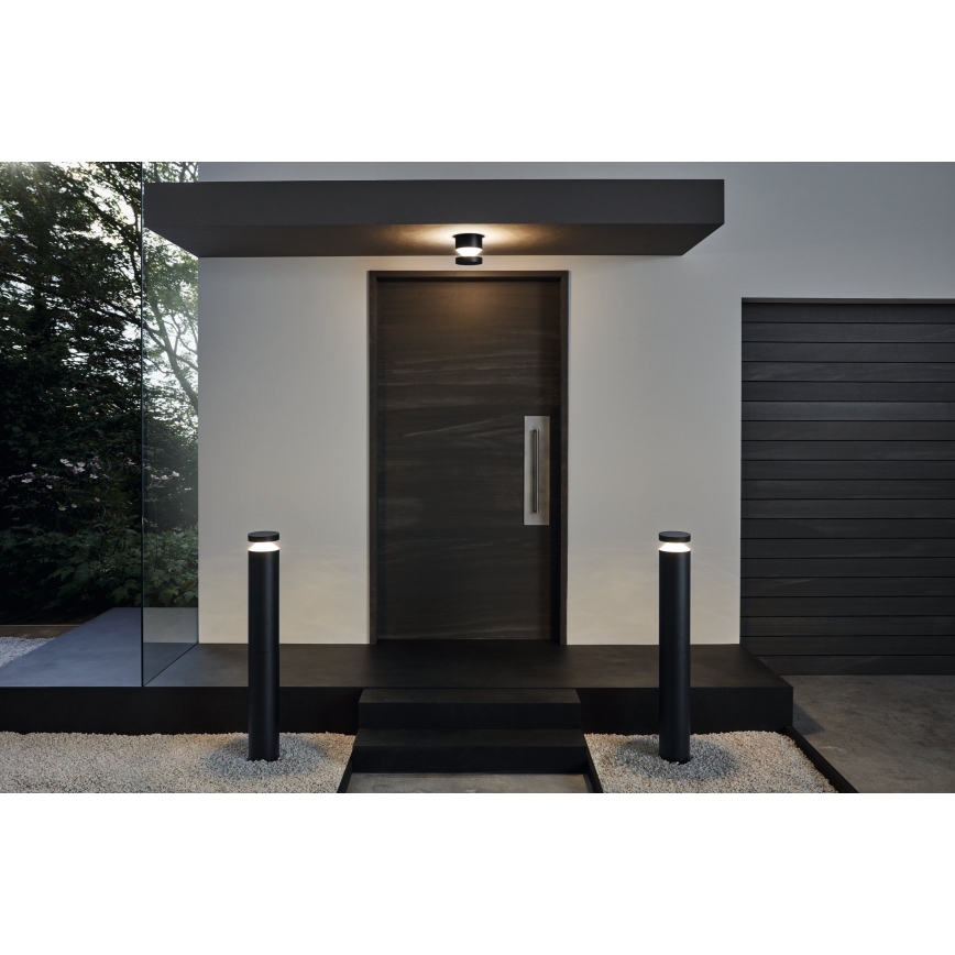 Eglo 65038 - Aplică de perete pentru exterior MELZO PRO LED/11W/230V 3000K IP44 neagră