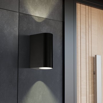 Eglo 74068 - Aplica de perete pentru exterior SCOGLIERA-E, 2xGU10/5W/230V, IP44, negru