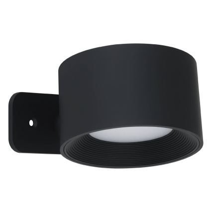 Eglo - Aplica de perete LED reîncărcabilă, reglabilă, cu control tactil, 5W/5V, 2700/4000/6500K, 2000 mAh, negru