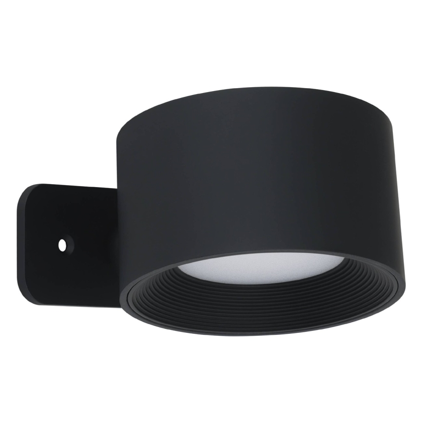 Eglo - Aplica de perete LED reîncărcabilă, reglabilă, cu control tactil, 5W/5V, 2700/4000/6500K, 2000 mAh, negru