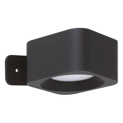 Eglo - Aplica de perete LED tactilă, reîncărcabilă, cu intensitate reglabilă LED/5W/5V 2700/4000/6500K 2000 mAh neagră