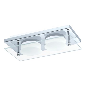 Eglo 75327 - Plafonieră LED ABIOLA 2xLED/6W/230V crom lucios