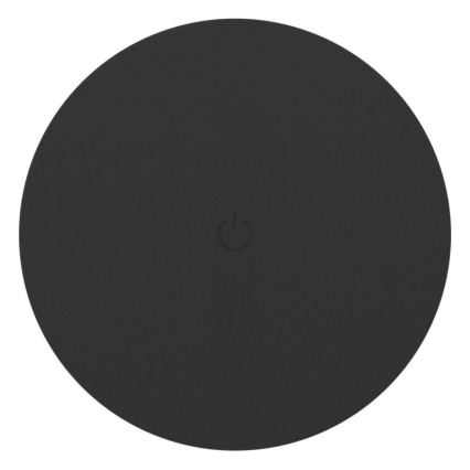 Eglo - Aplică de perete LED pentru exterior, reîncărcabilă, cu control tactil și intensitate reglabilă, 5W/5V, 2000 mAh, 3000/4000/6500K, IP44, neagră