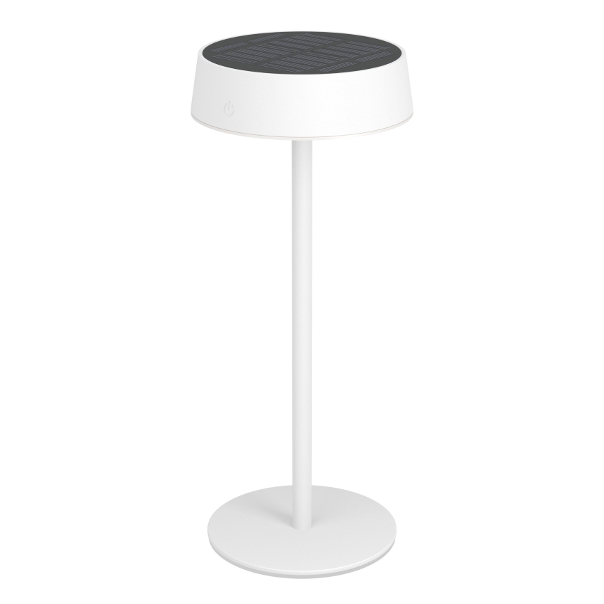 Eglo - Lampă de masă LED tactilă, reglabilă, cu încărcare solară LED/3W/5V 3000-6000K 1800 mAh IP44 albă