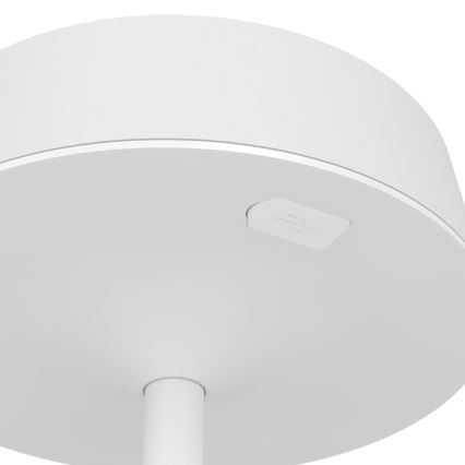 Eglo - Lampă de masă LED tactilă, reglabilă, cu încărcare solară LED/3W/5V 3000-6000K 1800 mAh IP44 albă