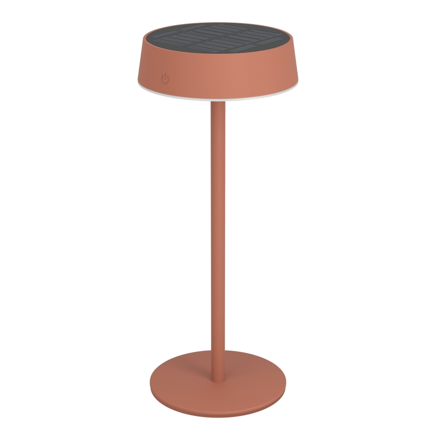 Eglo - Lampă de masă tactilă LED, dimabilă, cu încărcare solară LED/3W/5V 3000-6000K 1800 mAh IP44 portocalie