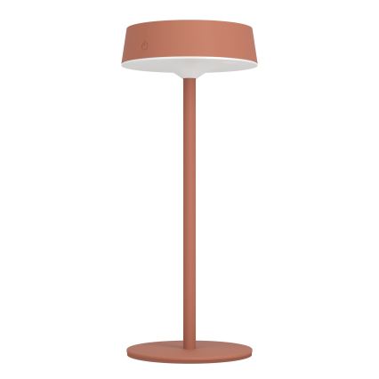 Eglo - Lampă de masă tactilă LED, dimabilă, cu încărcare solară LED/3W/5V 3000-6000K 1800 mAh IP44 portocalie