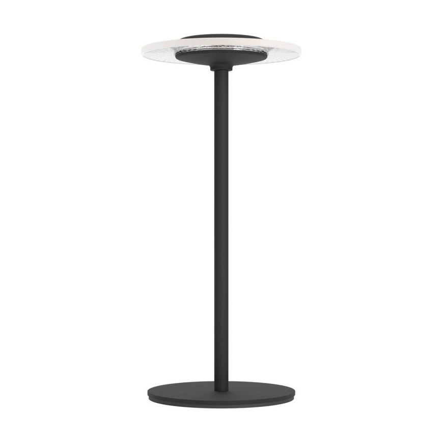 Eglo - Lampă de masă tactilă cu LED RGBW, reglabilă și reîncărcabilă, 5V, 2000 mAh, neagră