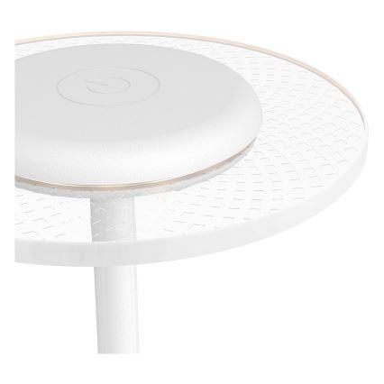 Eglo - Lampă de birou LED RGBW tactilă, reglabilă, reîncărcabilă, LED/5V 2000 mAh, albă