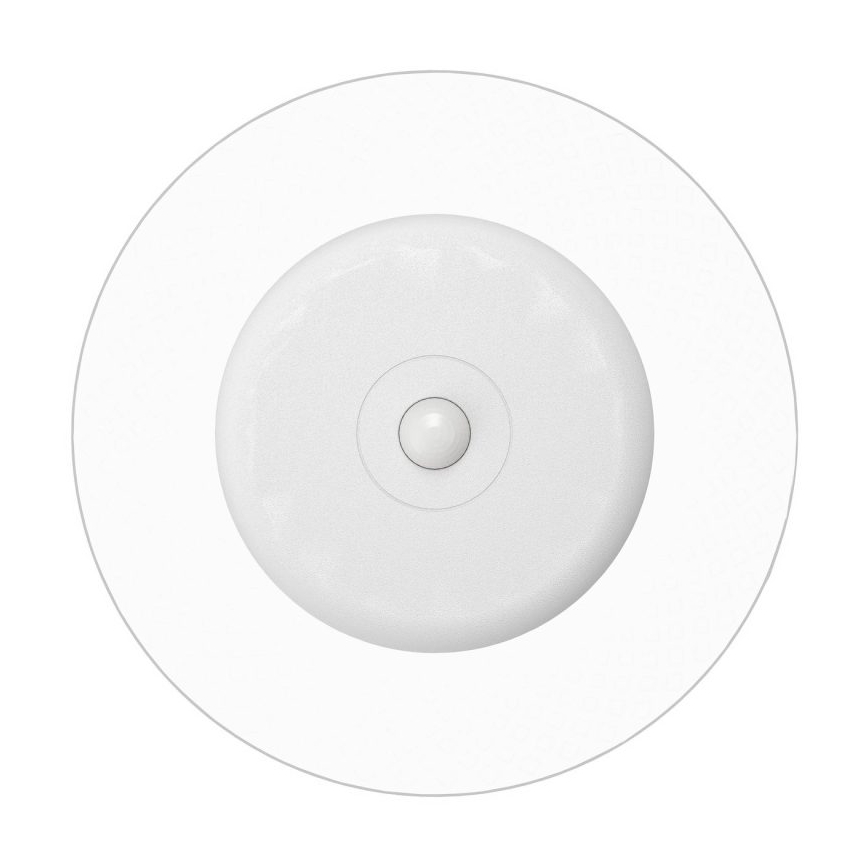 Eglo - Lampă de perete LED RGBW reîncărcabilă, reglabilă, cu senzor de mișcare și de amurg, 5V, 2000 mAh, alb + telecomandă