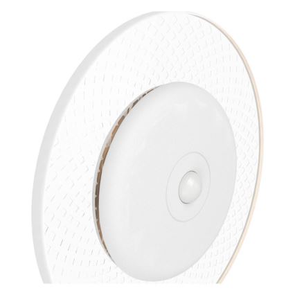 Eglo - Lampă de perete LED RGBW reîncărcabilă, reglabilă, cu senzor de mișcare și de amurg, 5V, 2000 mAh, alb + telecomandă