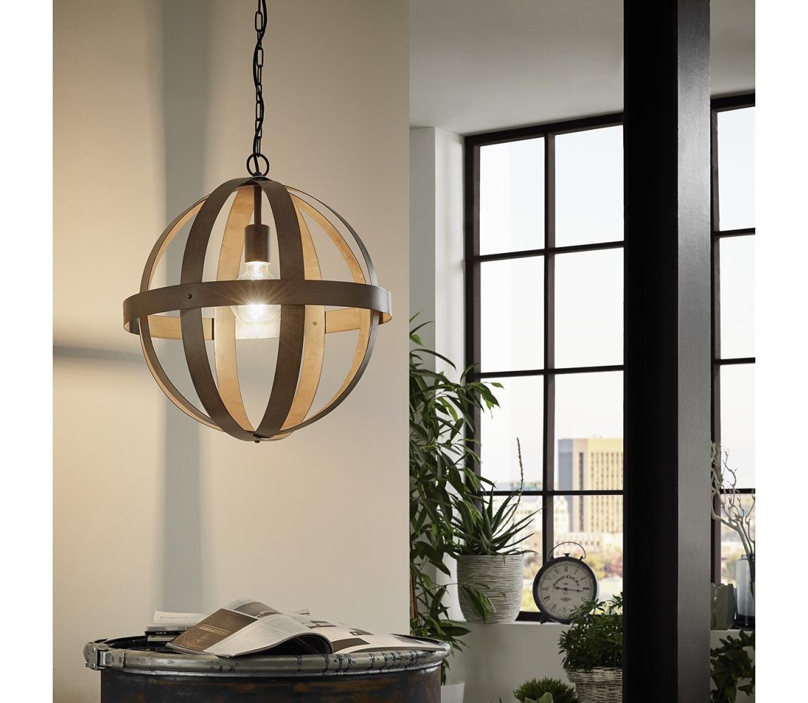 Eglo 78289 - Lustra WESTBURY 1xE27/60W/230V