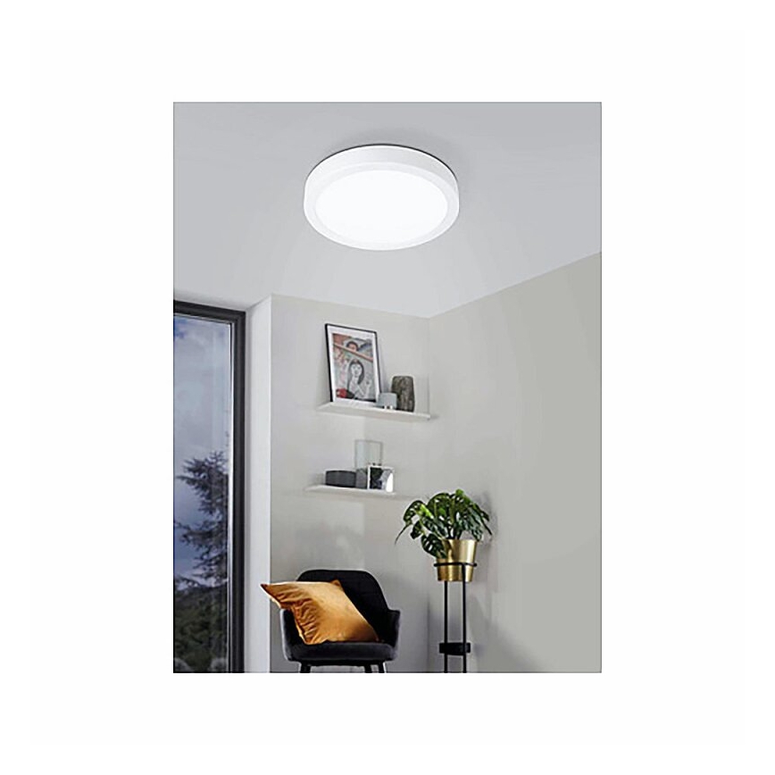 Eglo 78668 - Plafonieră LED FUEVA LED/17W/230V Ø 21 cm albă