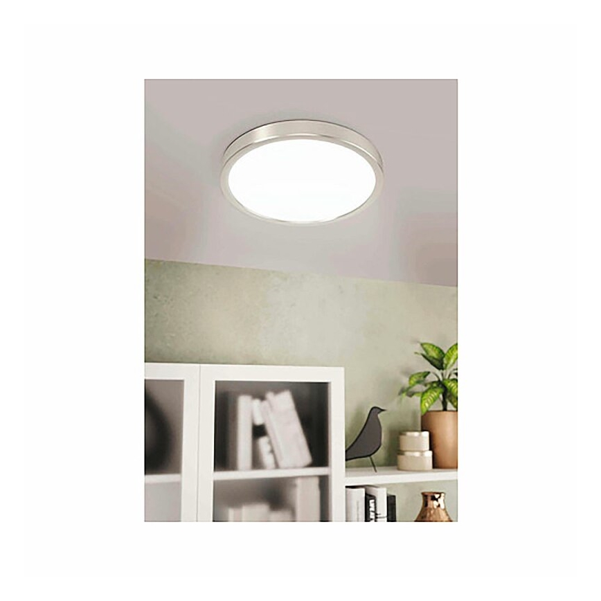 Eglo 78674 - Plafonieră LED FUEVA LED/20,5W/230V Ø 28,5 cm crom mat