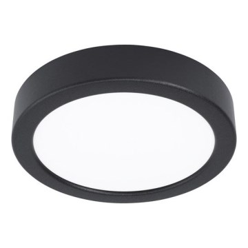 Eglo 78675 - Plafonieră LED FUEVA, 11W/230V, Ø 16 cm, neagră