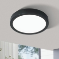 Eglo 78676 - Plafonieră LED FUEVA LED/17W/230V Ø 21 cm neagră