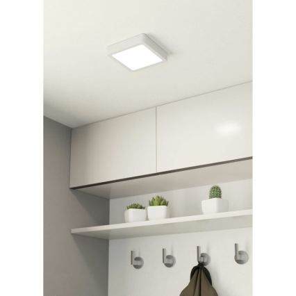 Eglo 78678 - Plafonieră LED FUEVA LED/11W/230V 16x16 cm albă