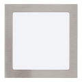 Eglo 78726 - Corp de iluminat încastrat LED FUEVA, 16,5 W, 230 V, 22,5 x 22,5 cm
