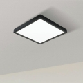 Eglo 78814 - plafonieră LED FUEVA LED/17W/230V 21x21 cm neagră