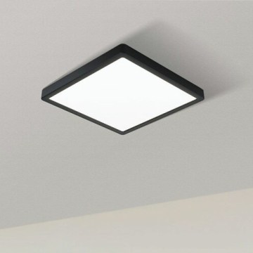 Eglo 78814 - plafonieră LED FUEVA LED/17W/230V 21x21 cm neagră