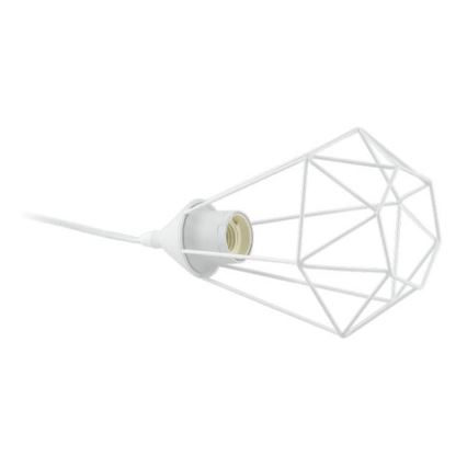 Eglo 79085 - Lampă de masă BYRON pentru priză, 1xE27/60W/230V, albă