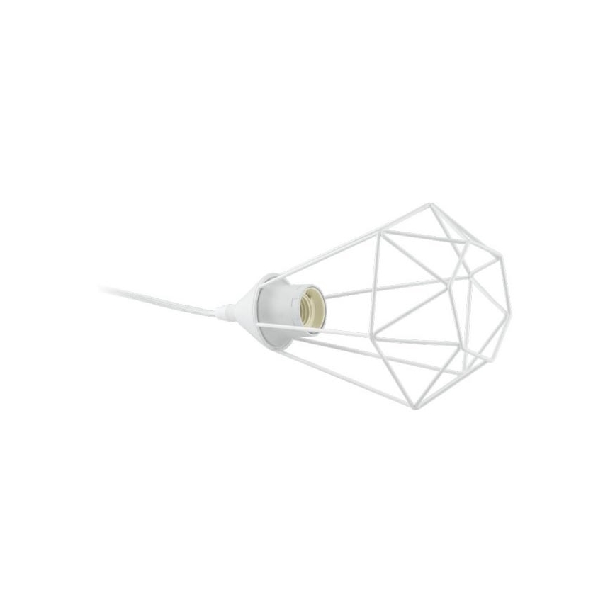 Eglo 79085 - Lampă de masă BYRON pentru priză, 1xE27/60W/230V, albă