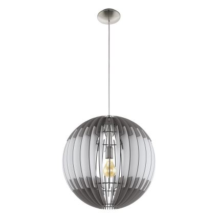 Eglo 79138 - Lustră pe cablu OLMERO 1xE27/60W/230V