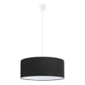 Eglo 79304 - Lampă suspendată pe cablu CLINTON 3xE27/60W/230V, negru