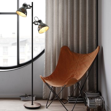 Eglo 79369 - Lampă de podea BARNSTAPLE, 2xE27/40W/230V