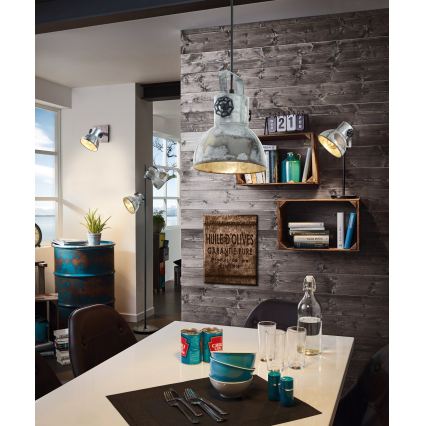 Eglo 79369 - Lampă de podea BARNSTAPLE, 2xE27/40W/230V