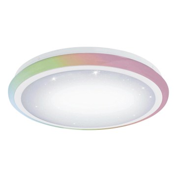 Eglo 79512 - Plafonieră LED RGB dimabilă LIPARI LED/24W/230V + telecomandă