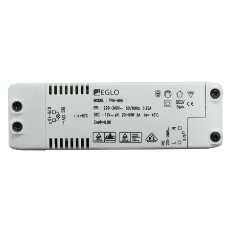 Eglo 80884 - Transformator electric EINBAUSPOT 20 - 60W