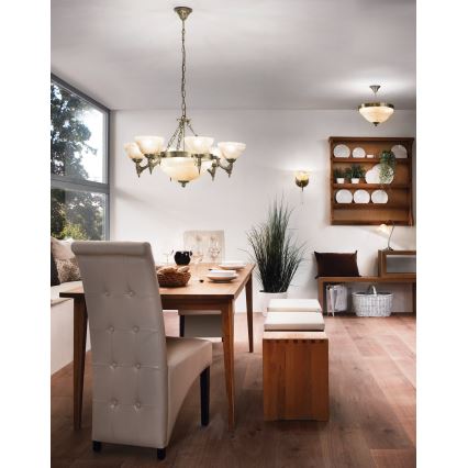 Eglo - Lustra cu lant 9xE14/60W