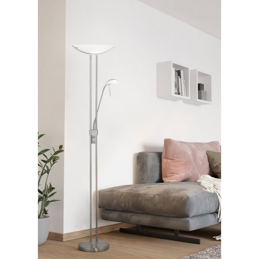EGLO 85971 - Lampă cu lumină reglabilă BAYA 1xR7s/230W+1xG9/33W