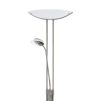 Lampă de podea dimabilă EGLO BAYA 1xR7s/230W+1xG9/33W, crom mat