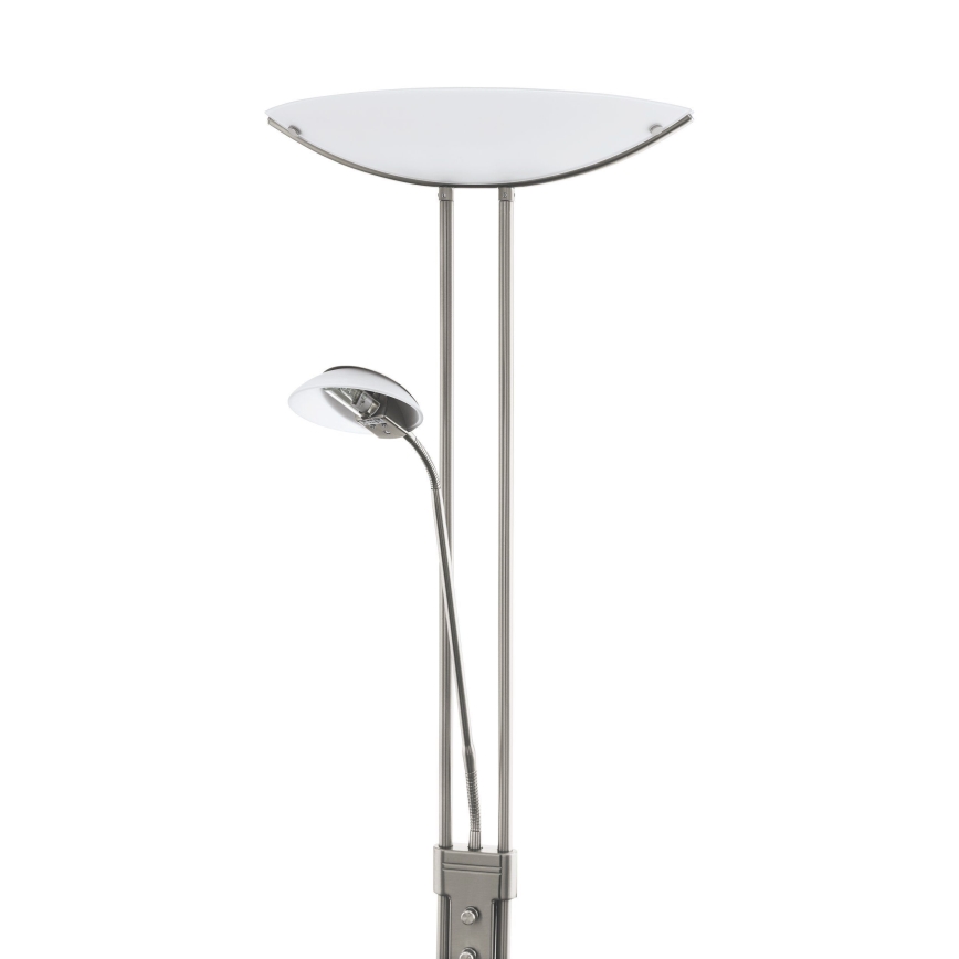 Lampă de podea dimabilă EGLO BAYA 1xR7s/230W+1xG9/33W, crom mat