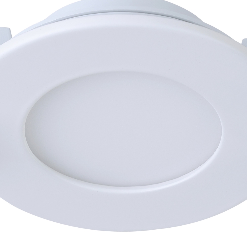 Eglo - Set de 3 spoturi LED încastrate FUEVA-Z, reglabile (compatibile cu variator), LED/2,8 W/230 V, IP44, diametru 8,5 cm