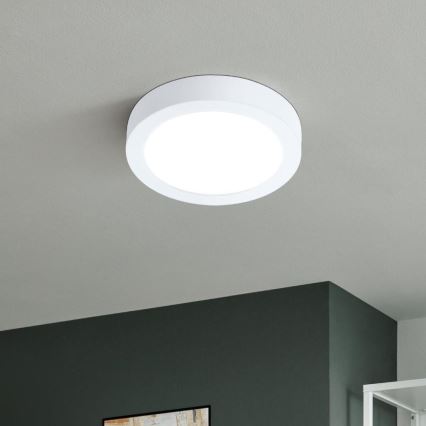 Eglo - Plafonieră LED dimabilă pentru baie, 16,5 W, 230 V, 2700–6500 K, IP44, ZigBee, diam. 21 cm