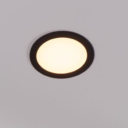 Eglo - Spot LED încastrat reglabil pentru baie, 10,5 W, 230 V, 2700–6500 K, IP44, ZigBee, Ø 16,5 cm