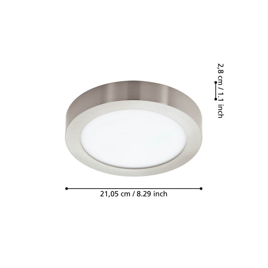 Eglo - Plafonieră LED dimabilă pentru baie LED/16,5W/230V IP44 ZigBee Ø 21 cm