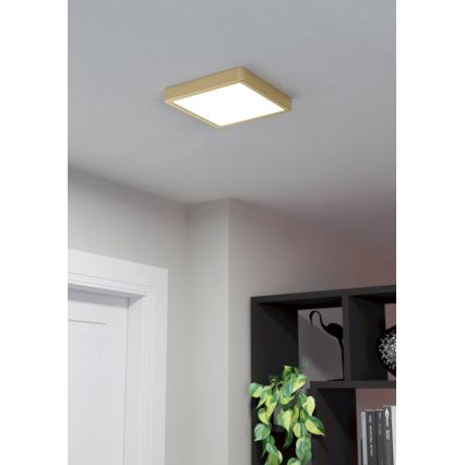 Eglo - Plafonieră LED, 17 W, 230 V, 21 x 21 cm