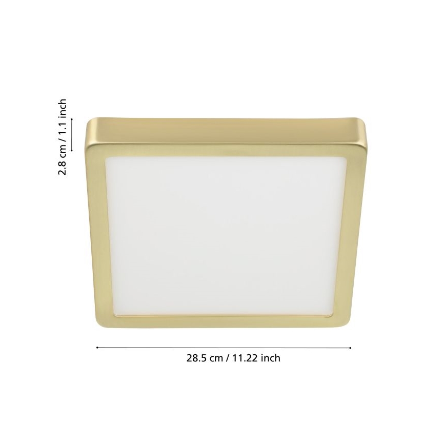 Eglo - Plafonieră LED/20,5W/230V 28,5x28,5 cm