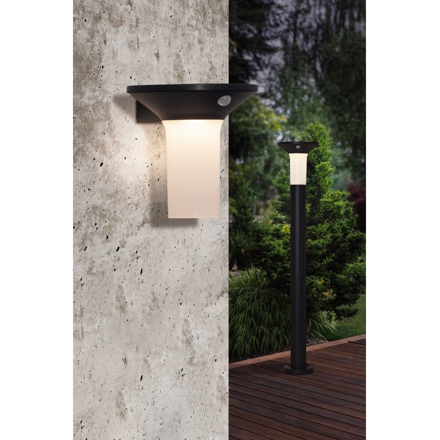 Eglo - Lampă solară LED de exterior cu senzor 6xLED/0,03W/3,7V IP44