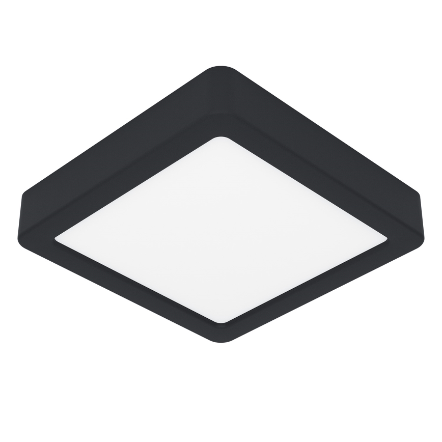 Eglo - Plafonieră LED dimabilă LED/11W/230V neagră 16x16 cm