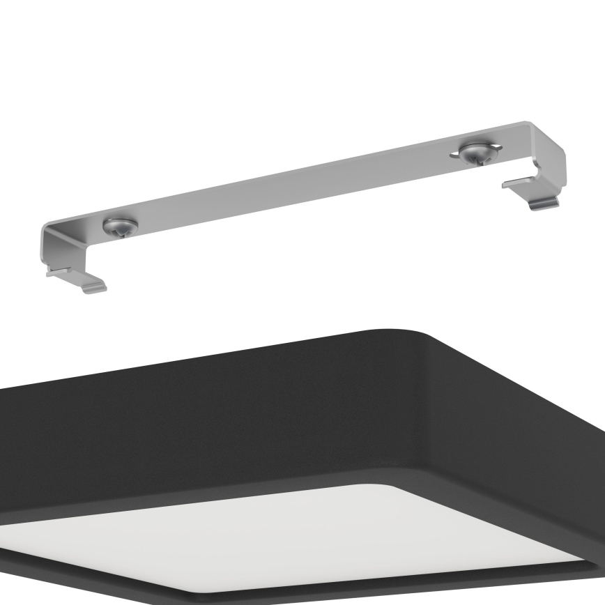 Eglo - Plafonieră LED dimabilă LED/11W/230V neagră 16x16 cm