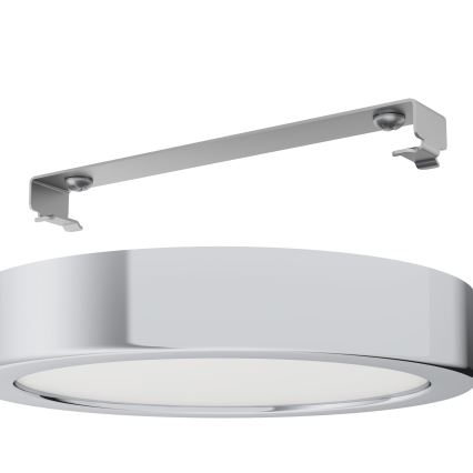 Eglo - Plafonieră LED pentru baie, 11 W, 230 V, IP44, crom lucios, Ø 16 cm
