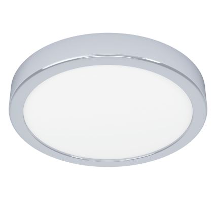 Eglo - Plafonieră LED pentru baie, 17 W, 230 V, IP44, crom lucios, Ø 21 cm
